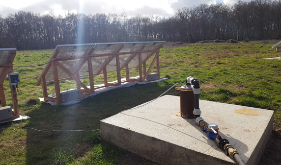 installation pompe solaire immergée