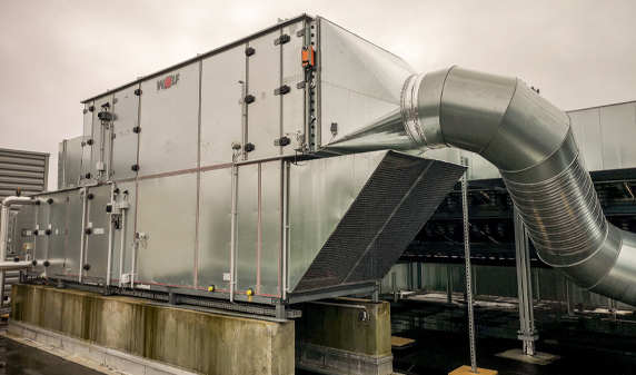 centrale à traitement d'air pour ventilation solaire