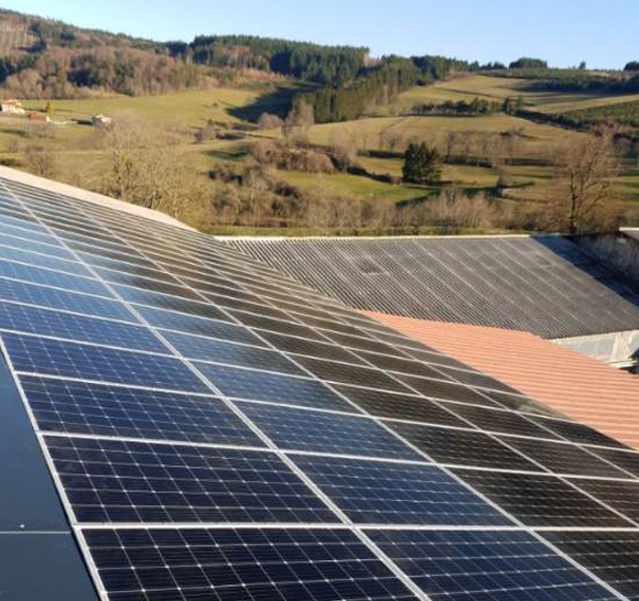 toiture Thermovoltaïque séchoir en grange