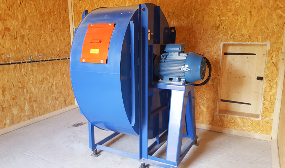 ventilateur pour séchage de fourrage