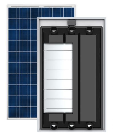 panneau solaire recto verso Cogen’Air Panneaux solaires Thermovoltaïques Cogen'Air recto vero